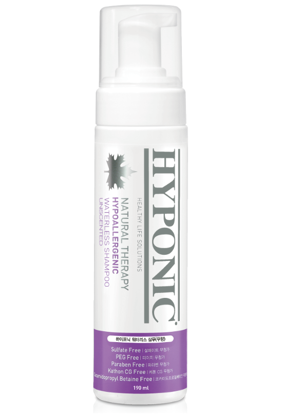 Hyponic Hypoallergenic Waterless Shampoo (unscented) For All Pets 190ml