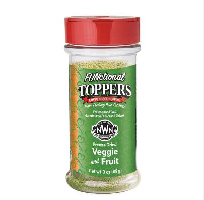 Northwest Naturals Toppers Freeze Dried Veggie & Fruit For Cat & Dog 3oz