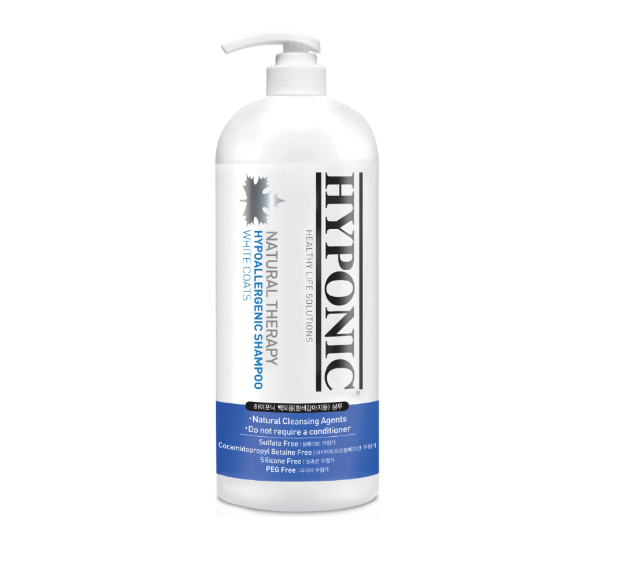  Hyponic Hypoallergenic Shampoo (for dogs - white coats/Deep Clean) 1500ml