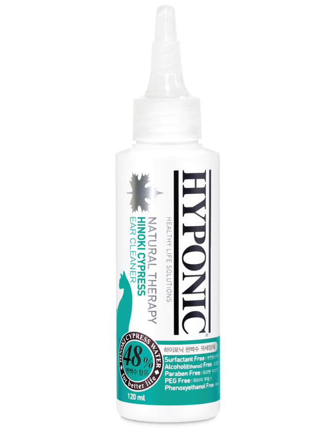 Hyponic No Sting Hinoki Cypress Ear Cleaner (for all cats) 120ml