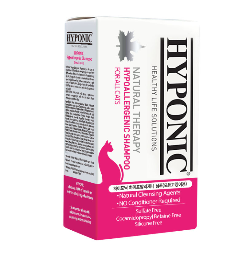 Hyponic Hypoallergenic Shampoo (for all cats) 10ml X 10pcs
