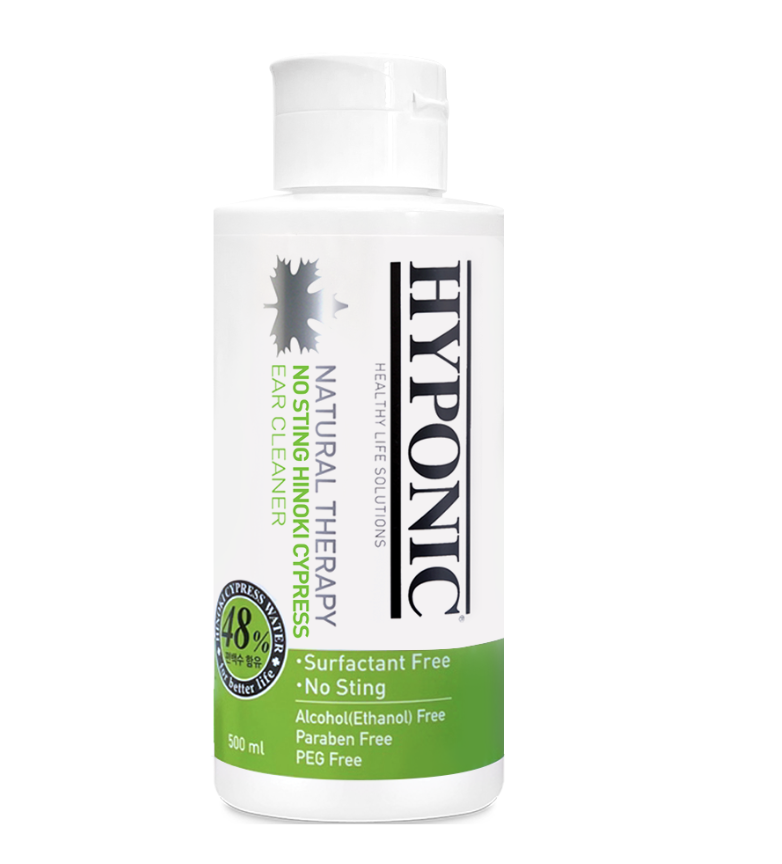 Hyponic No Sting Hinoki Cypress Ear Cleaner (For All Dogs) 500ml