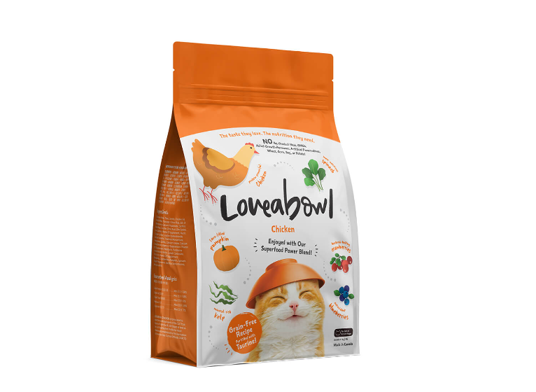 Loveabowl Grain-Free Free Range Chicken Recipe Dry Cat Food 4.08kg