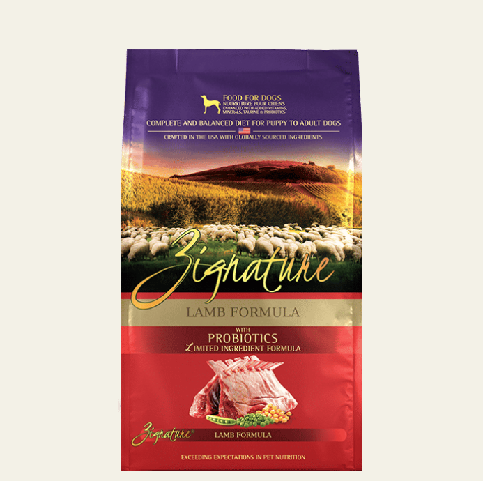 Zignature 超越單一羊肉(含益生菌)配方 狗糧 4lb 