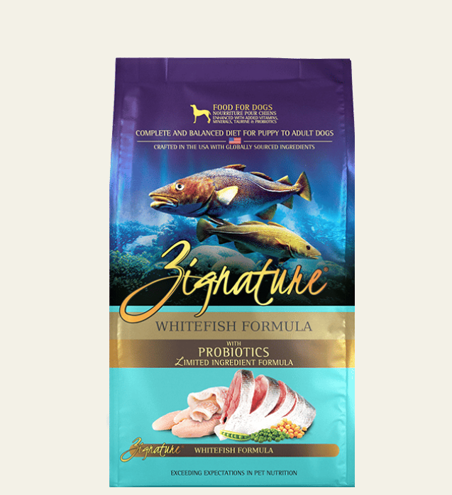 Zignature WhiteFish Formula Dry Dog Food 4lb