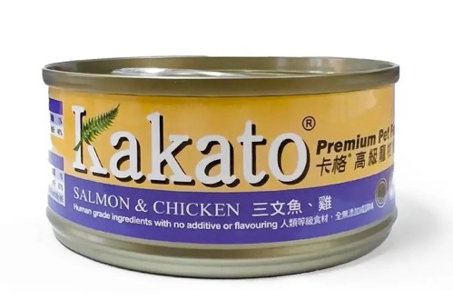 Kakato三文魚,雞高級寵物鮮食罐170g(DOGS & CATS 貓狗合用)