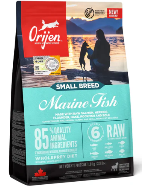 Orijen 小型犬 海洋魚類 乾糧1.8kg 