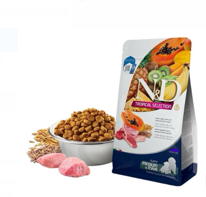 Farmina N&D Tropical series Lamb Recipe Puppy Maxi Dry Dog Food 10kg