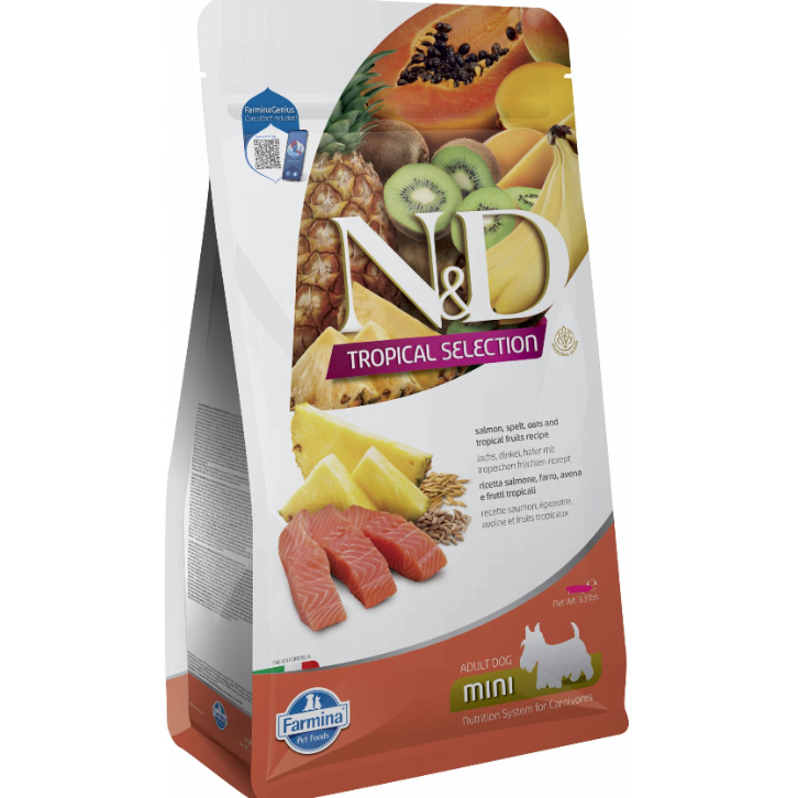 Farmina N&D Tropical系列 - 三文魚配方 成犬 (小粒)乾糧 5kg 