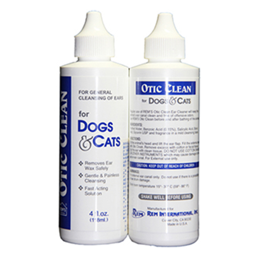 REM OTIC EAR CLEAN for Cats & Dogs 118ml