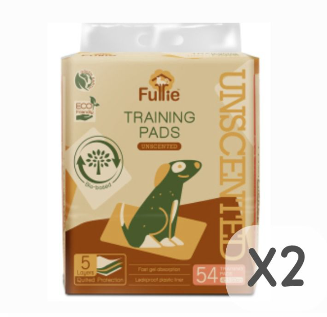 (Twins Pack)Furrie Bio-based Eco-friendly Training Pads 45x60cm 54pcs x 2