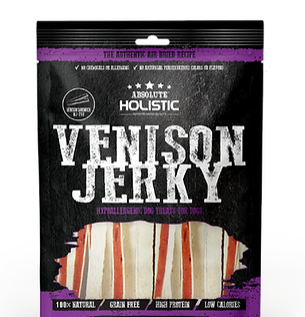 Absolute Holistic - Oven Dried Venison Sandwich Dog Treat 100g #AJ-29V