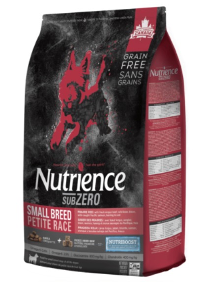 Nutrience SUBZERO 無穀物狗糧 小型犬配方 凍乾脫水鮮牛肝配紅肉及海魚 5lb 