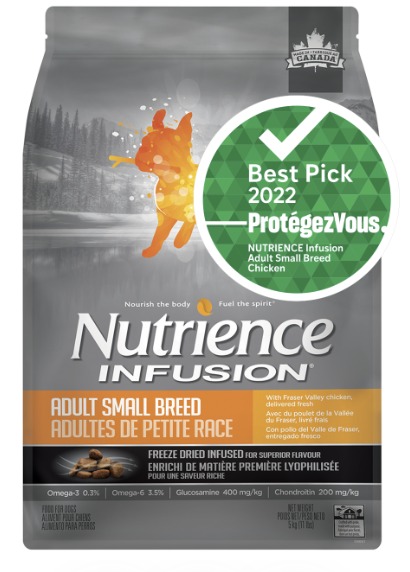 Nutrience Infusion 凍乾外層鮮雞肉小型成犬配方 5lb 