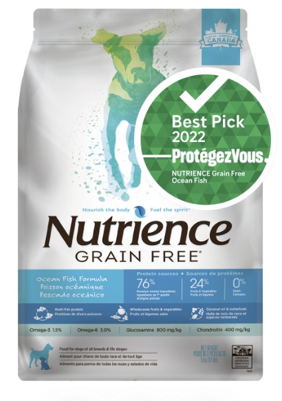 Nutrience 無穀物狗乾糧 - 七種魚全犬配方 5.5LB 