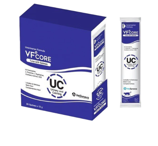 VF+Core Urinary & Calming (Tuna with Salmon) Lickable Treats for Cats 12g x30 (UC)