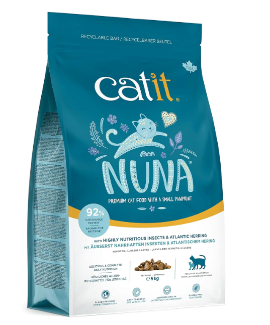 Catit Nuna Insect Protein & Herring Recipe Dry Cat Food 5kg