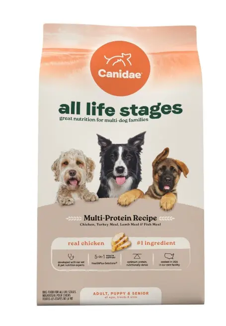 Canidae All Life Stages Dry Dog Food: Multi-Protein Chicken, Turkey, and Lamb Meals 30lbs