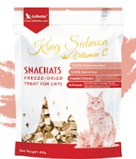 Astkatta Freeze-Dried King Salmon + Vitamin C Cat Treats 40g