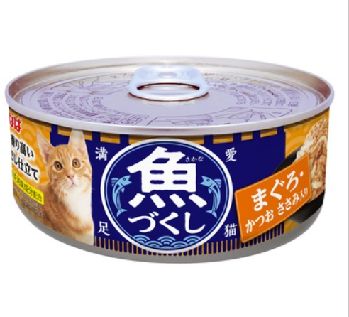 Inaba 魚盛 吞拿魚、鰹魚、雞肉 貓罐頭60g #IM-373