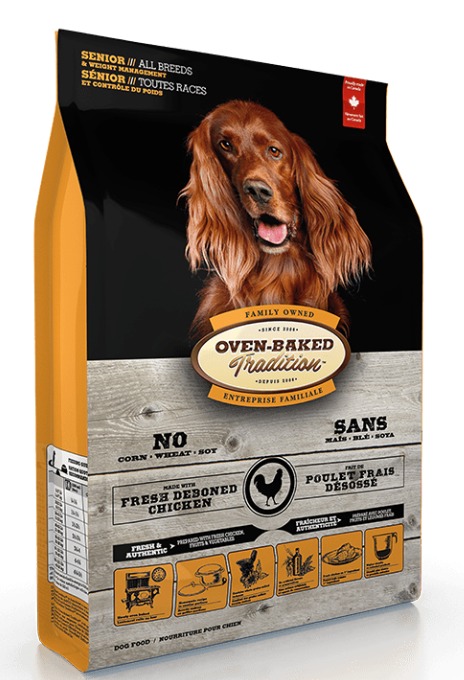 Oven-Baked 雞、魚肉健美配方 [老犬/減肥][大粒裝]狗糧 5lb 