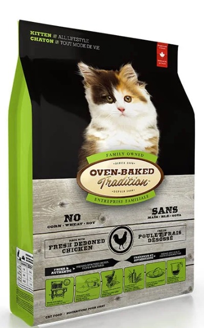 Oven-Baked 雞、魚肉配方 [幼貓]貓糧5lb