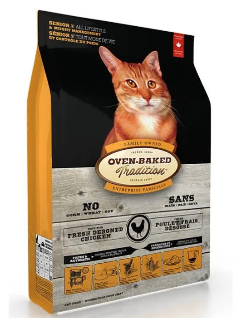 Oven Baked Cat Food - Senior / Weight Management - Chicken 5lb