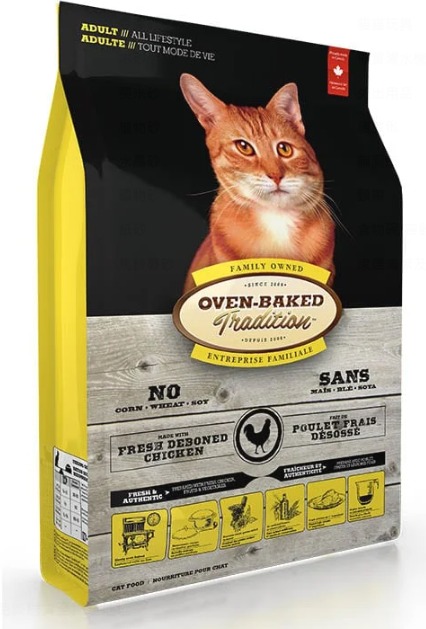 Oven-Baked 北美新鮮走地雞 [成貓糧]貓糧 10lb