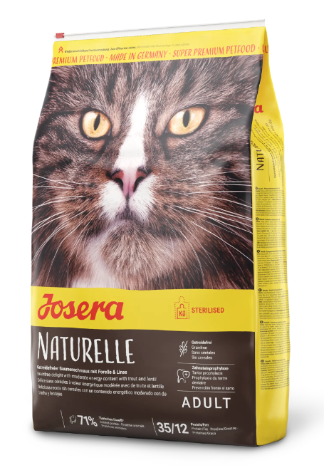 Josera NATURELLE 無穀物絕育/室內成貓糧 2kg
