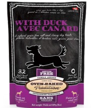  Oven-Baked Tradition Soft & Chewy Grain-Free Duck & Apple Dog Treats 8oz