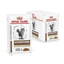 Royal Canin Prescription Diet GASTROINTESTINAL (FIBRE RESPONSE) Pouch (In Gravy) Cat Food 85g*12