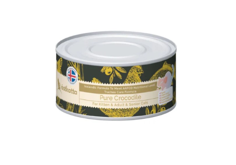 Astkatta Pure Crocodile Cans for Cats 80g