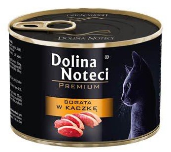 Dolina Noteci Premium rich in Duck - wet cat food - 185g