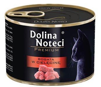 Dolina Noteci Premium rich in Beef - wet cat food - 185g