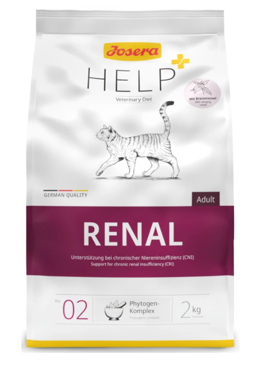 Josera Help+ Renal Support Dry Cat Food for Chronic Kidney Disease 2kg