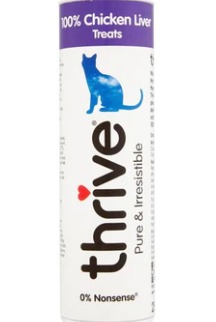 Thrive 冷凍脫水 雞肝貓狗小食 20g 