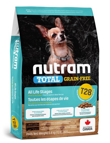 Nutram T28 Grain-Free Salmon and Trout (Small Breed) Dry Dog Food 5.4kg