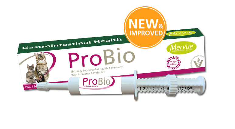 Mervue ProBio Gastrointestinal Health Gel for Cats & Kitten 15ml