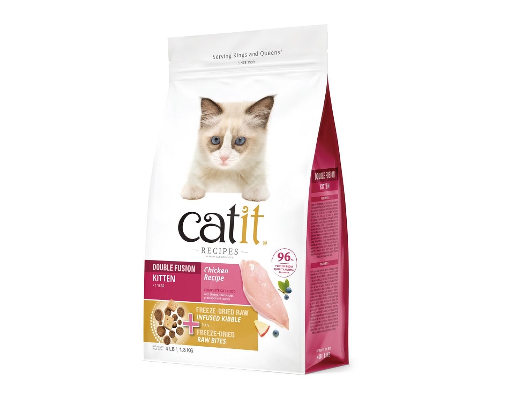Catit Double Fusion Kitten Formula Chicken Recipe Cat Food 1.8kg