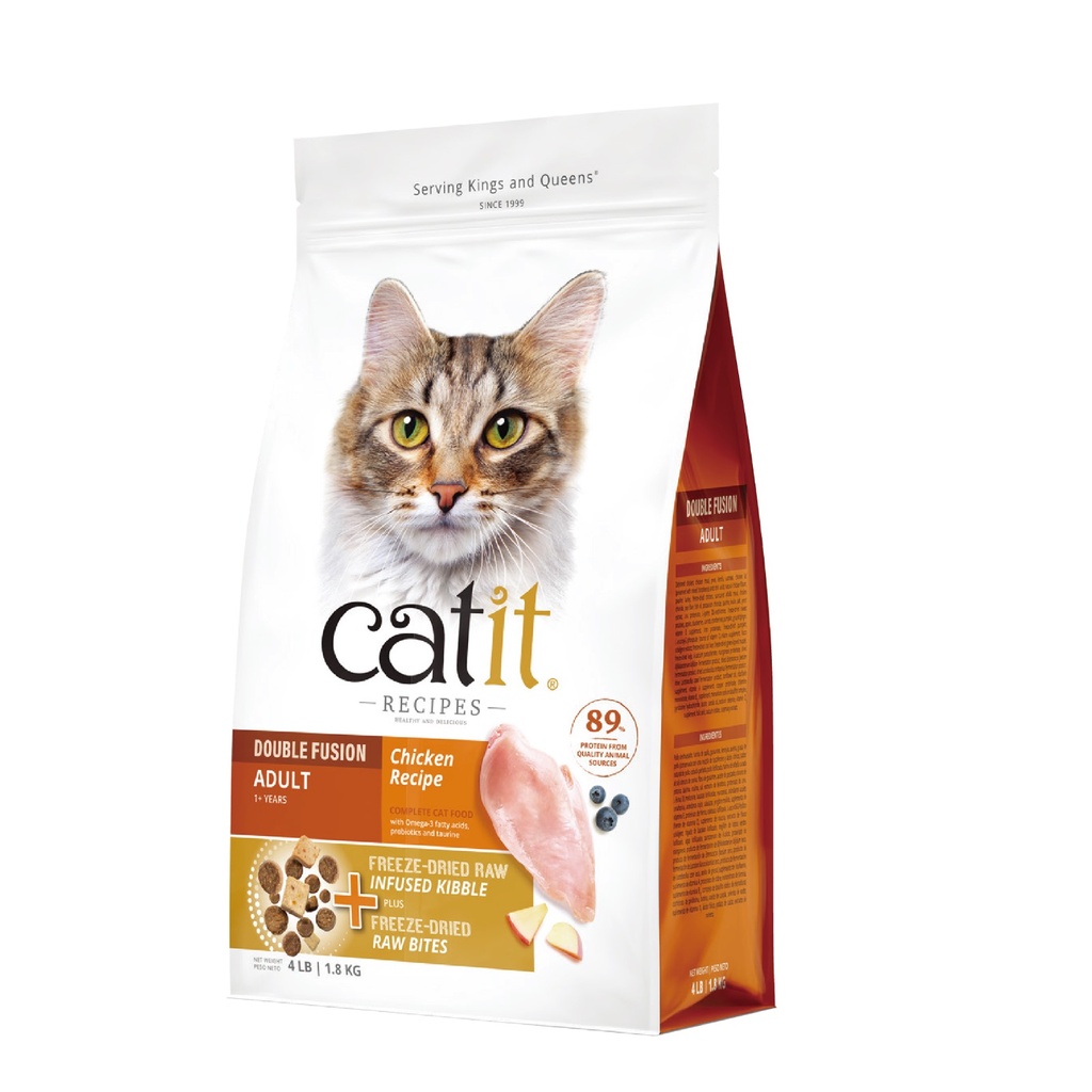 Catit Double Fusion Adult Chicken Recipe Cat Food 1.8kg