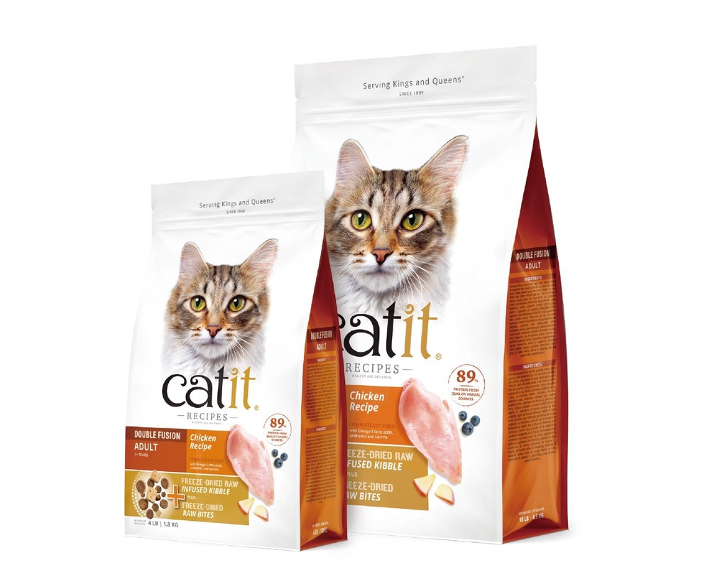 Catit Double Fusion Adult Chicken Recipe Cat Food 4.5kg