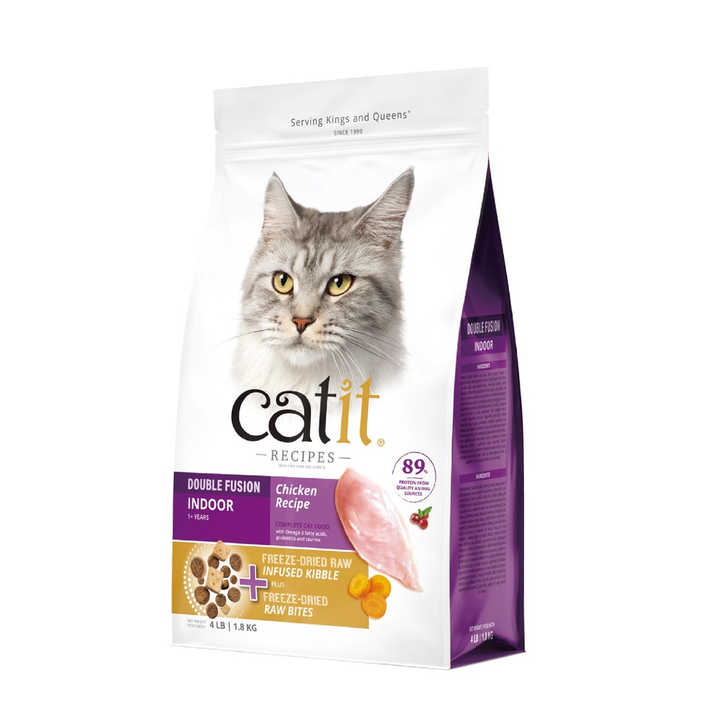 Catit Double Fusion Indoor Chicken Recipe Cat Food 1.8kg