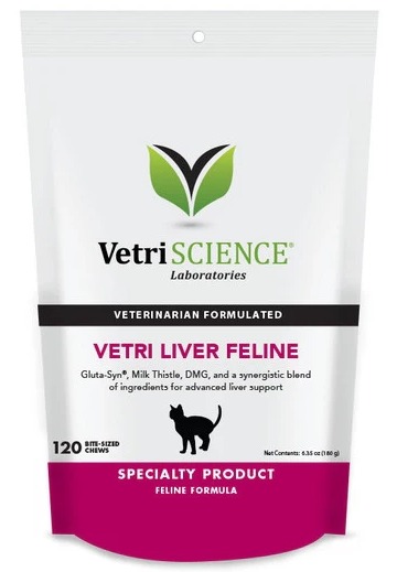 VetriScience Vetri Liver Feline 貓用肝臟保健咀嚼片120 粒