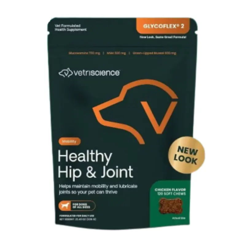 VetriScience GlycoFlex 2 犬用關節保健咀嚼肉粒 120粒