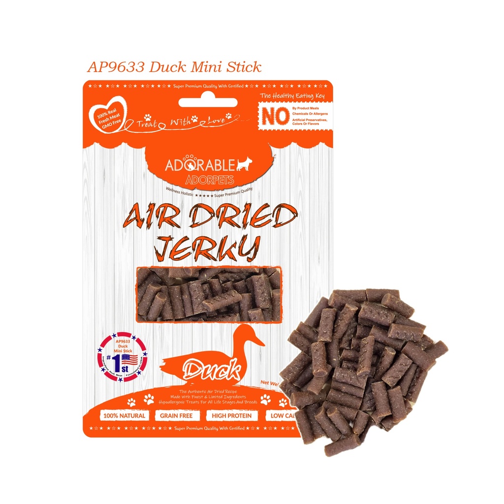 Adorable Adorpets 風乾鴨肉迷你條 狗小食 100g #9633