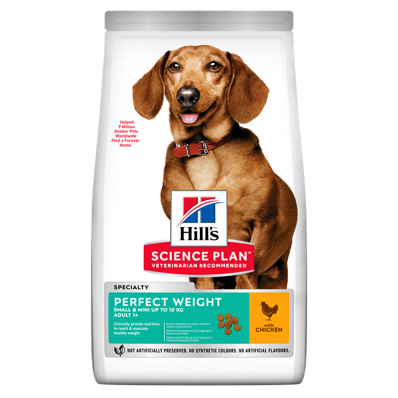 Hill's Dog Adult Perfect Weight Small & Mini 完美體態 小型成犬糧 15lbs
