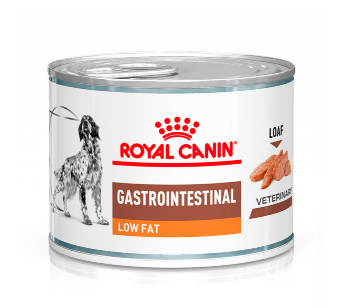 (Out of Stock, Pre-orders are available) Royal Canin Prescription Diet Gastrointestinal (Low Fat) Canned Dog Food 200g*12