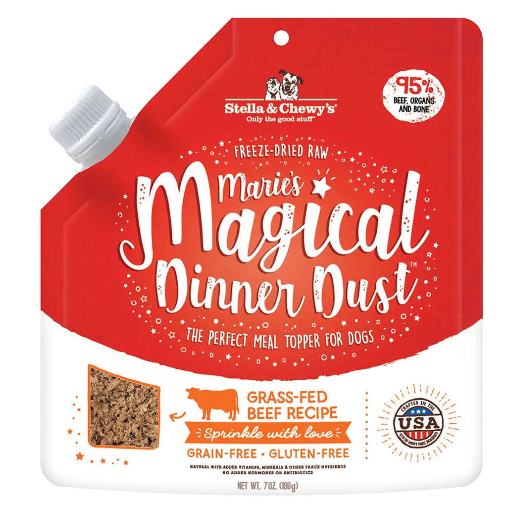 Stella & Chewy's Magical Dinner Dust Grass-Fed Beef Reciipe 7oz