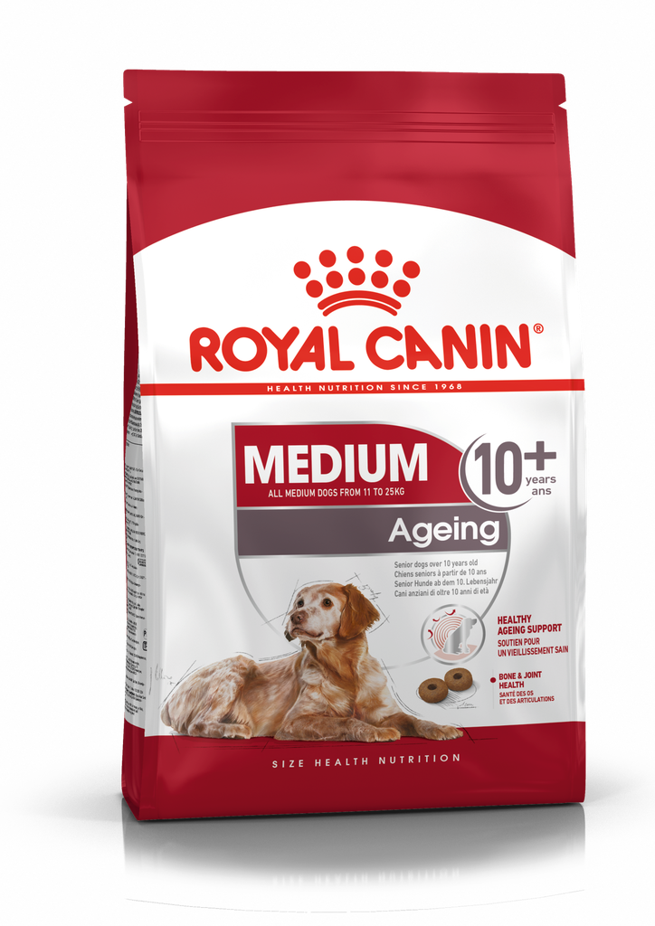 Royal Canin Medium Ageing 10+ Dog Dry Food 3kg