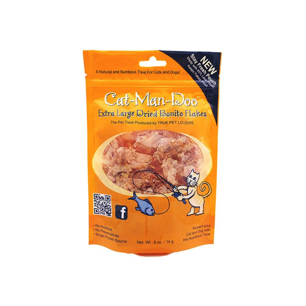 Cat-Man-Doo Bonito Flakes Cat Treats 4oz